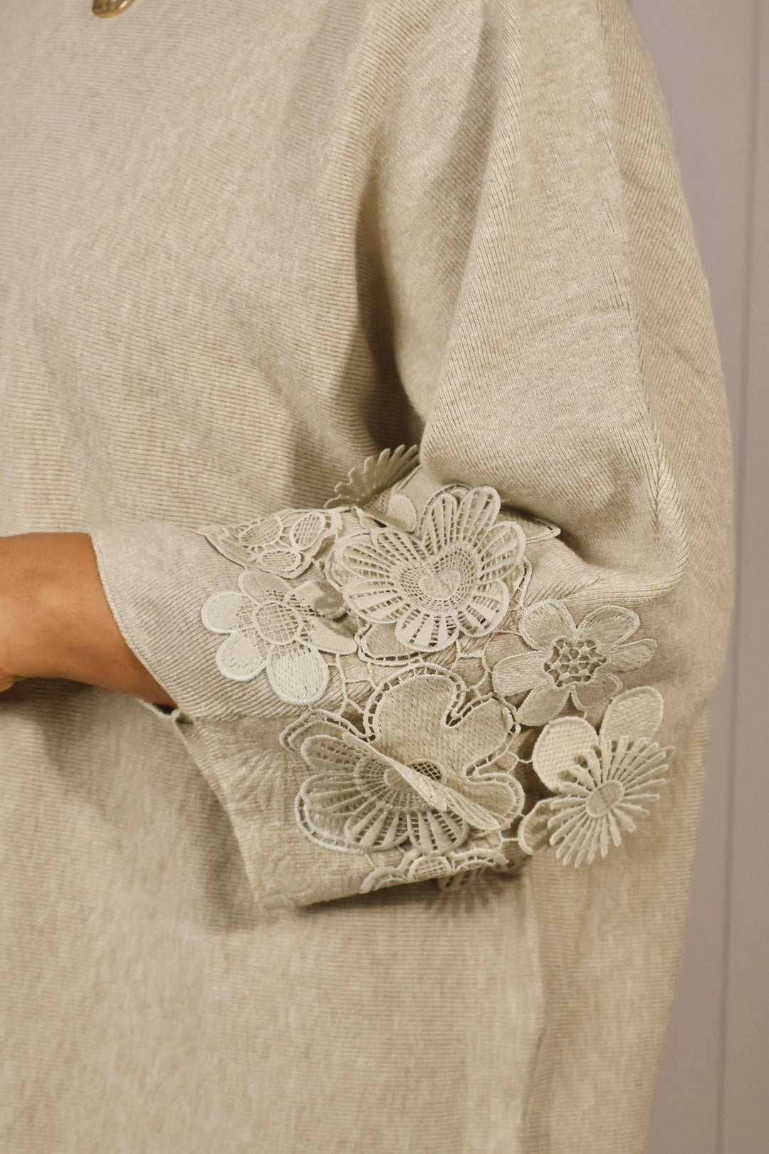 Ferrara Lace Sleeve Top