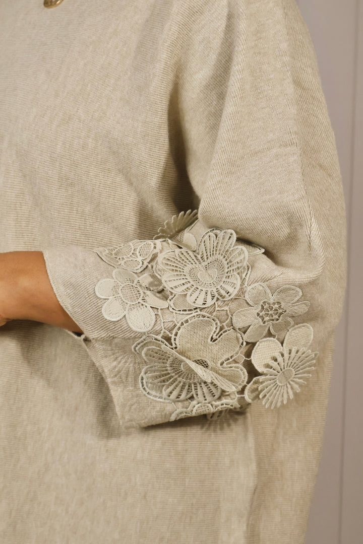 Ferrara Lace Sleeve Top