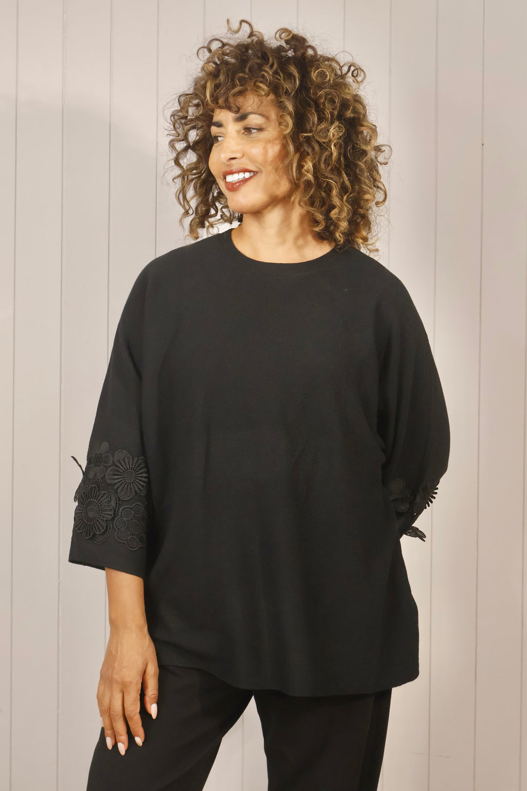 Ferrara Lace Sleeve Top