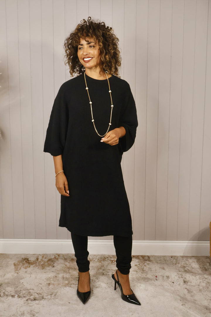 Forli Fine Ribbed Tunic Dress