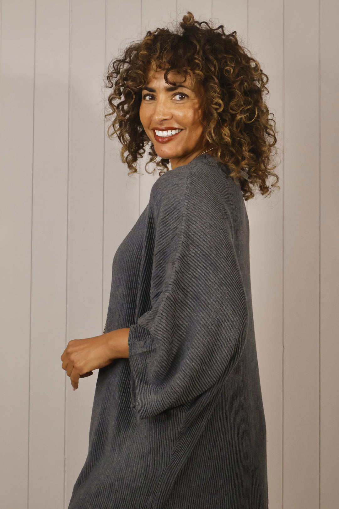 Forli Fine Ribbed Tunic Dress