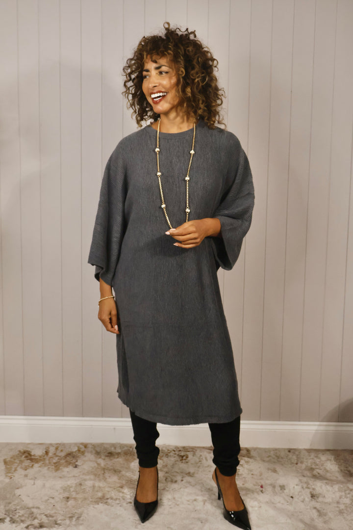 Forli Fine Ribbed Tunic Dress