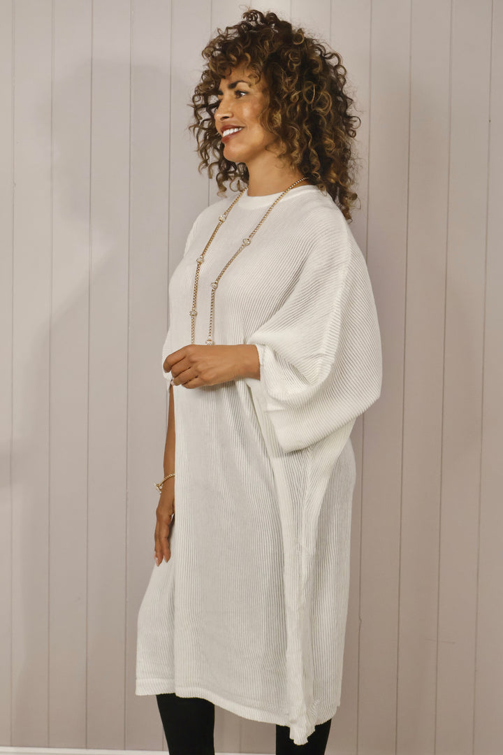 Forli Fine Ribbed Tunic Dress