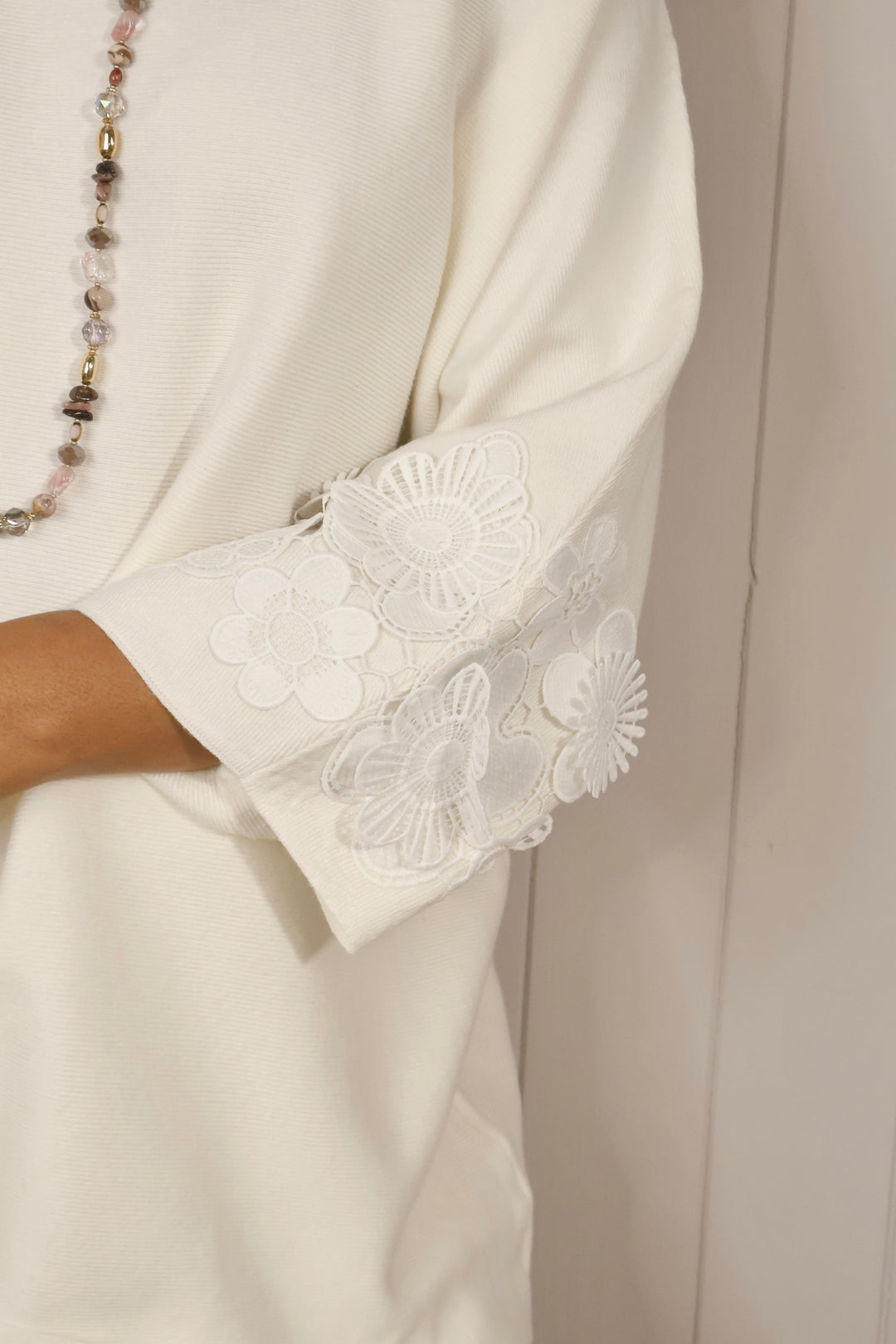 Ferrara Lace Sleeve Top