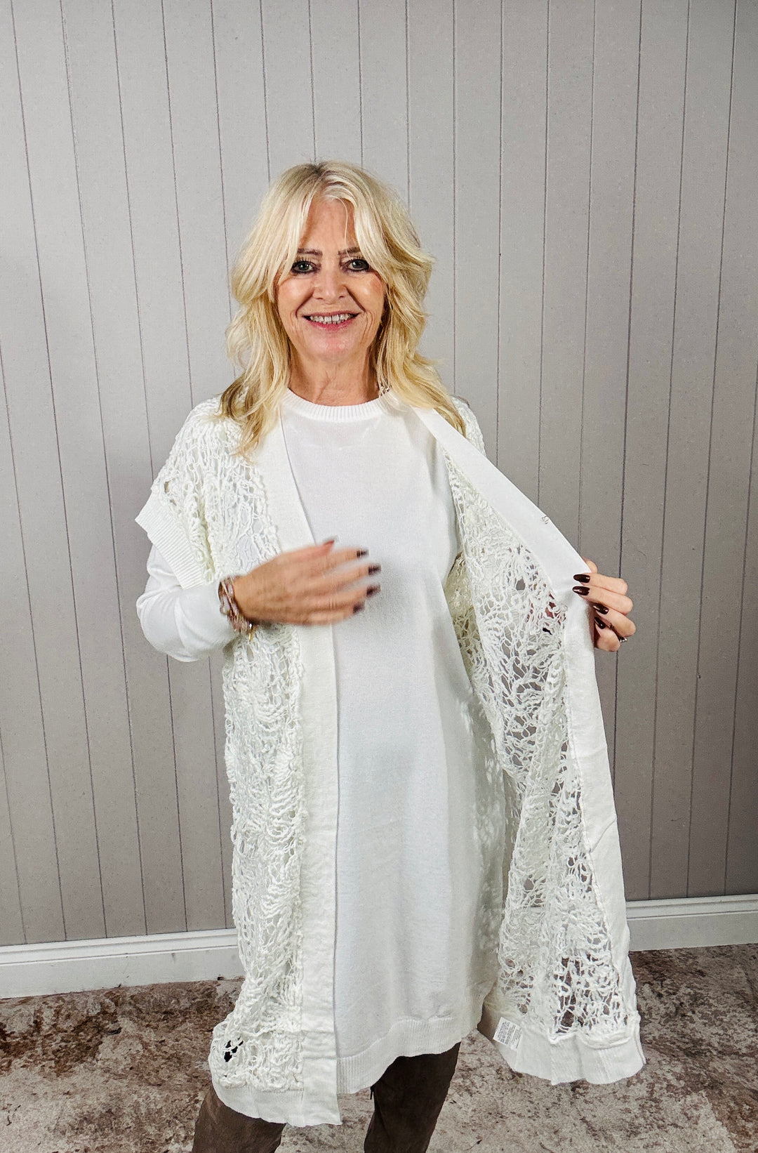 Carrera Crochet Twin Set