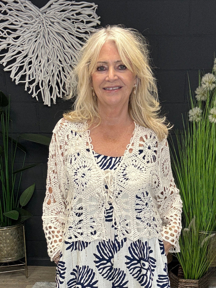 Long sleeve Crochet Cardigan
