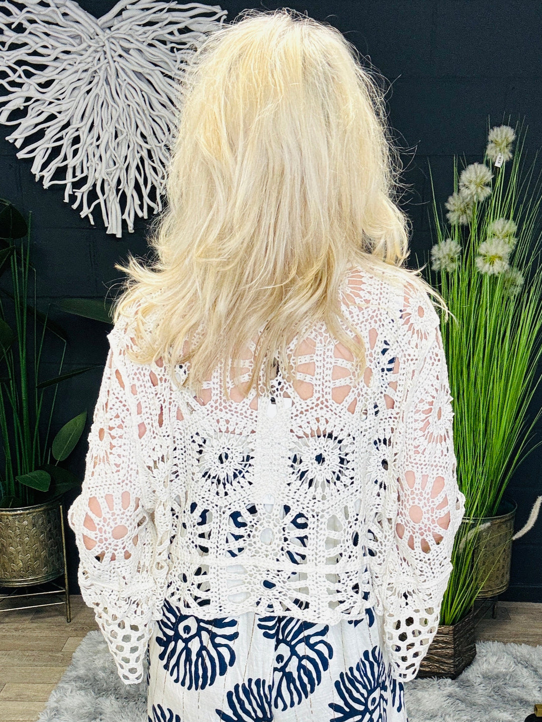 Long sleeve Crochet Cardigan