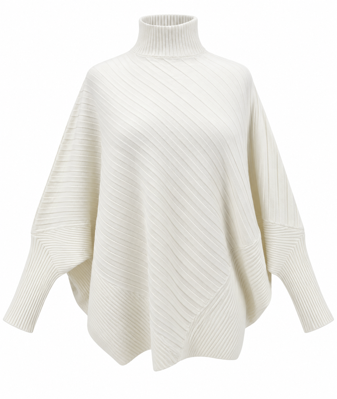Libbie Ribbed Batwing Jumper Cream