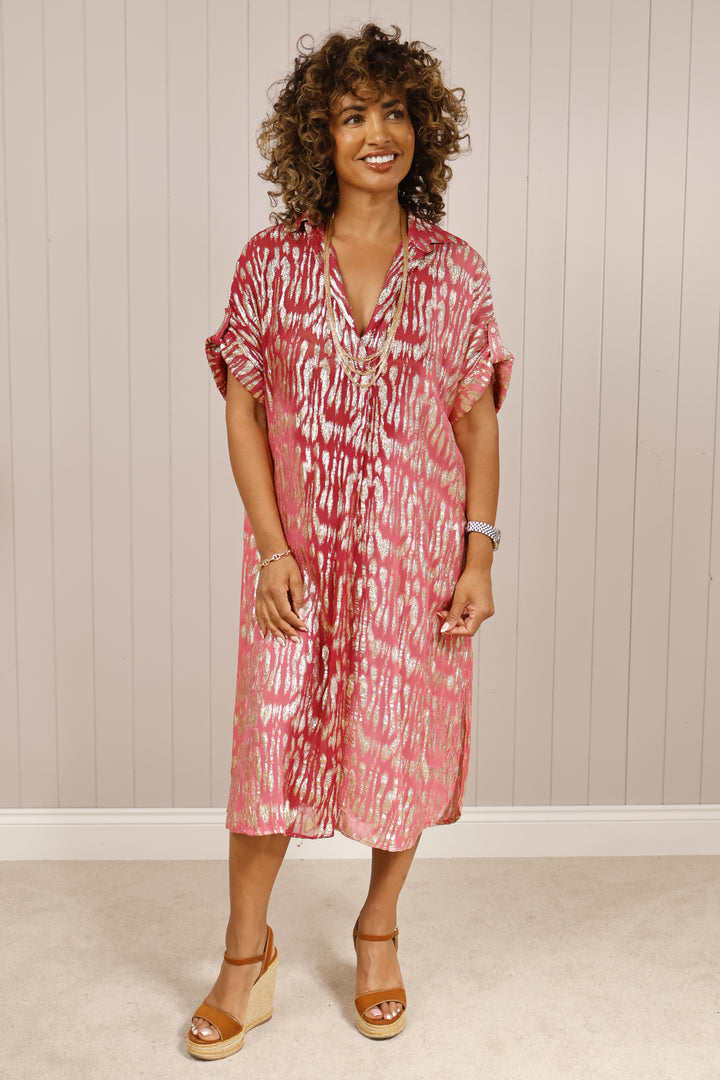 Tulisa Tunic Dress Pink