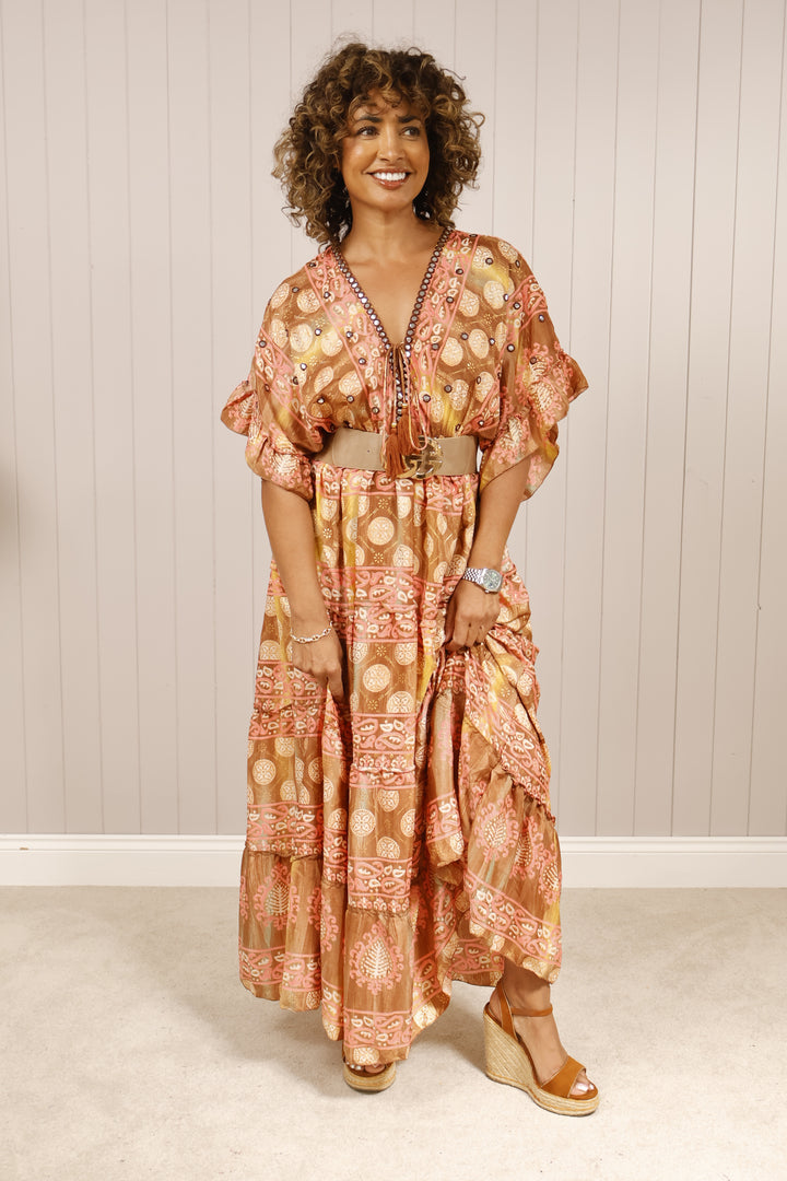 Indy Maxi Dress Bronze