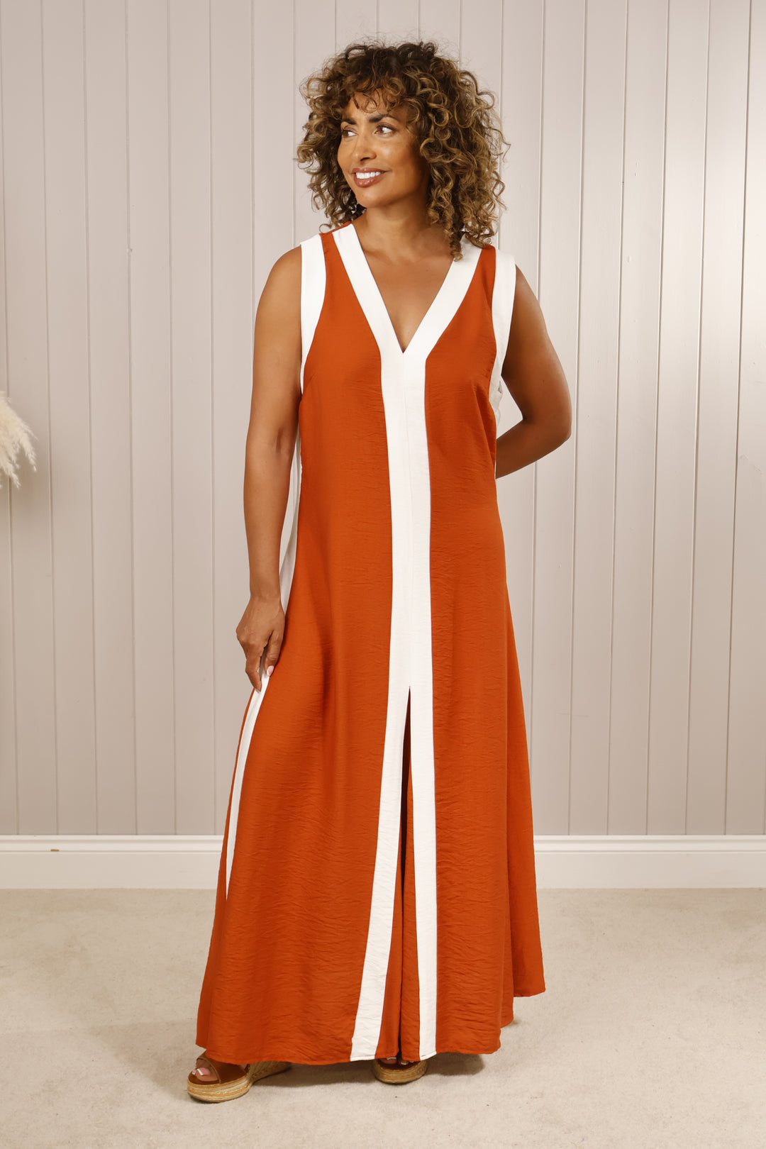 Marie Maxi Dress Rust