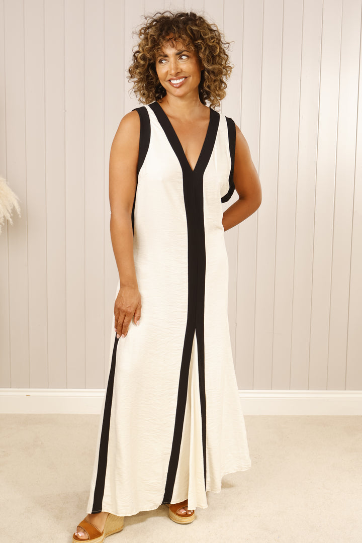 Marie Maxi Dress Cream