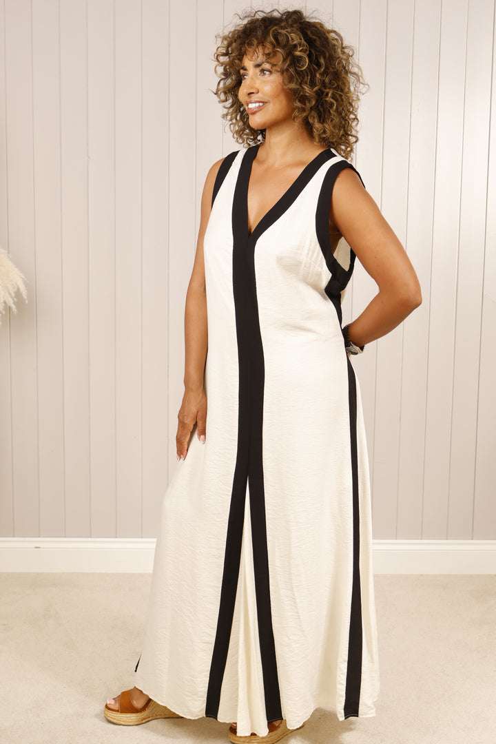 Marie Maxi Dress Cream