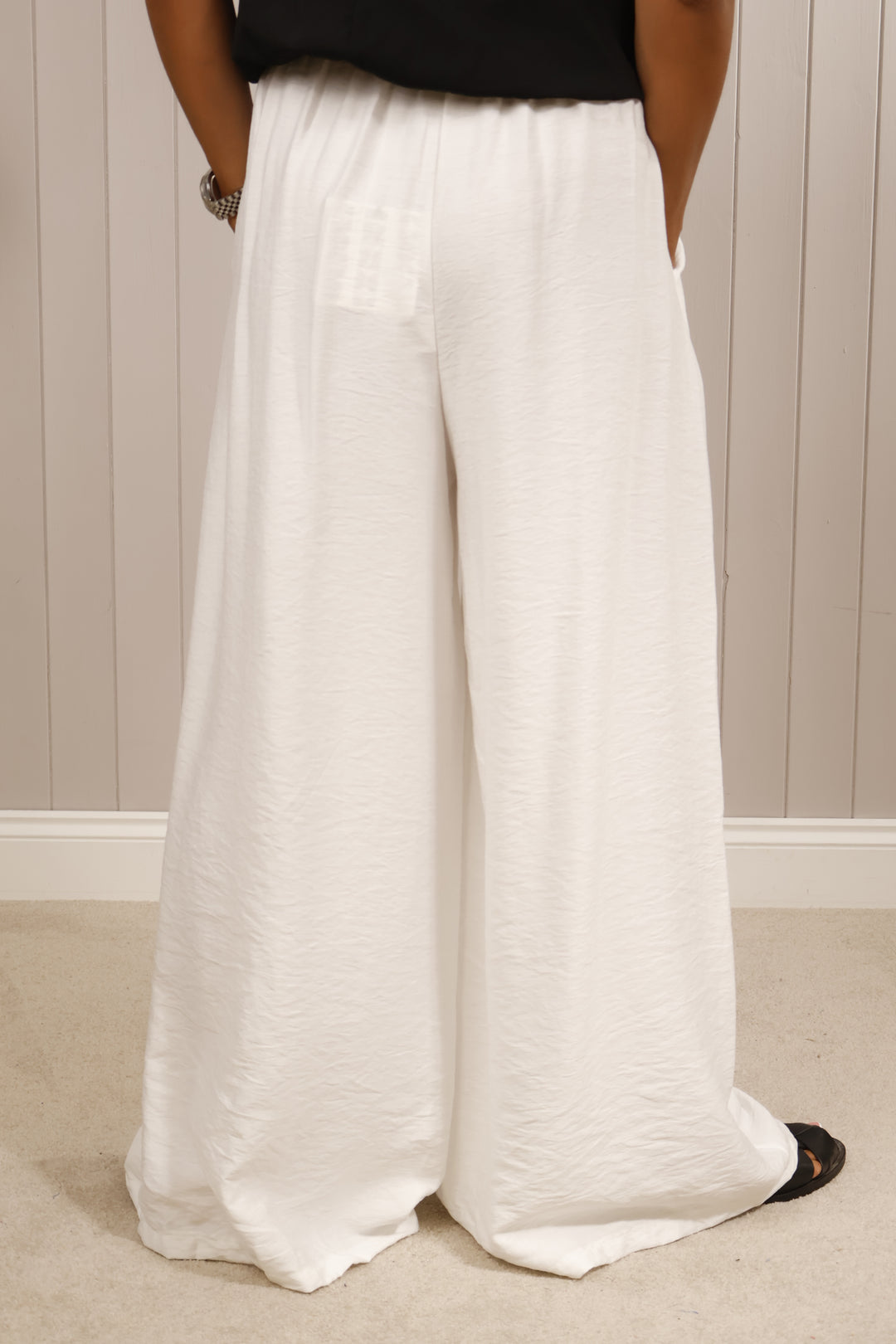Lila Luxe Trousers White