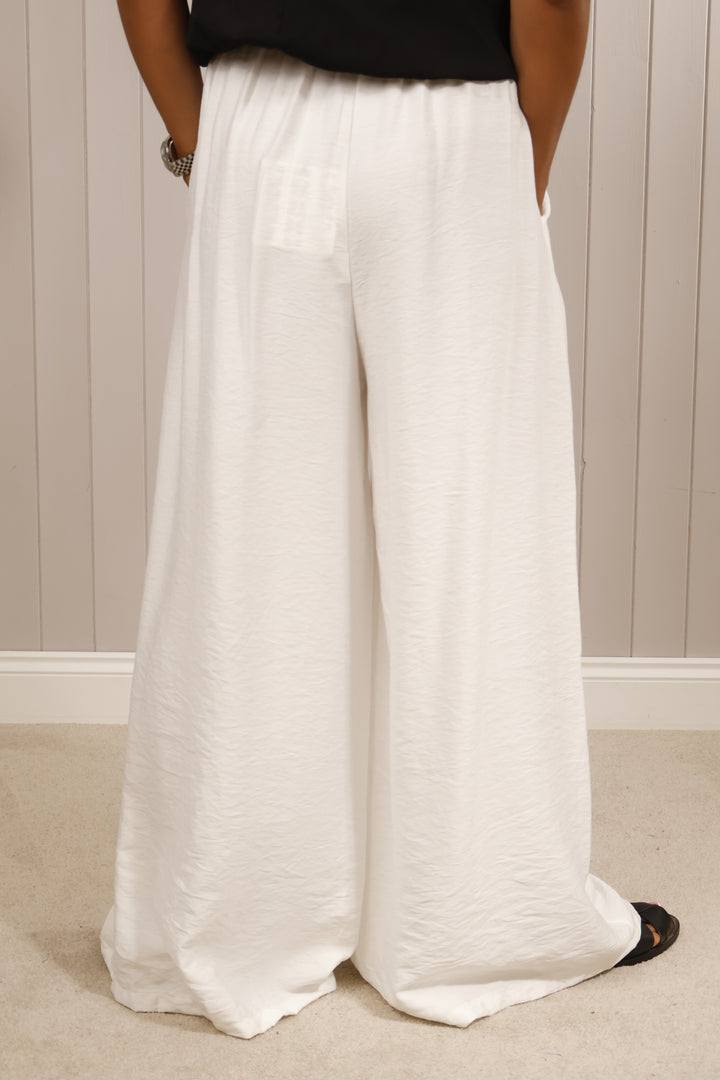 Lila Luxe Trousers White