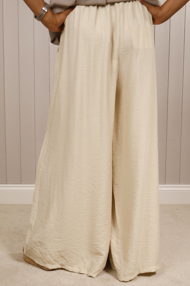 Lila Luxe Trousers Beige