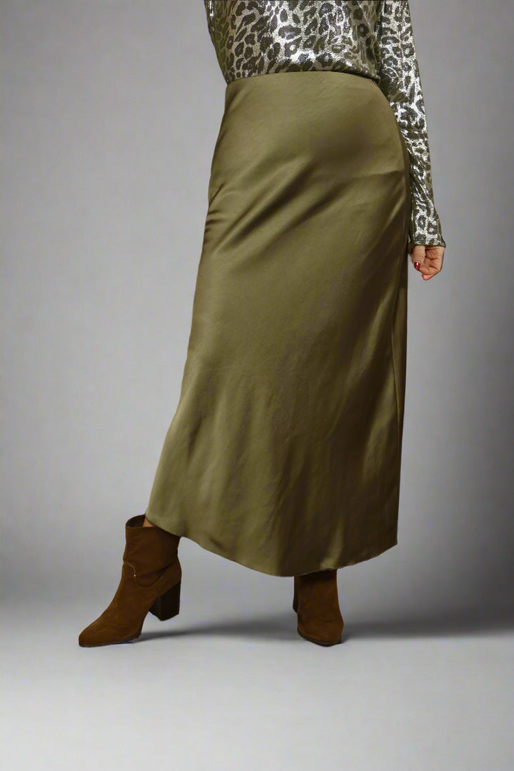 Beatrice Flair skirt Khaki