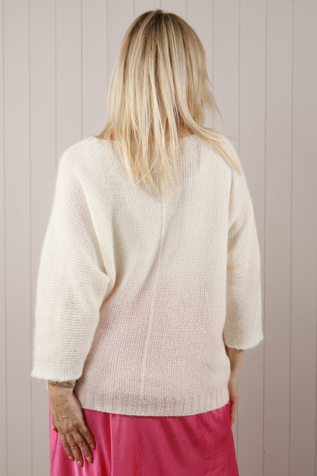 Bryony Brushed Knit Jumper Cream