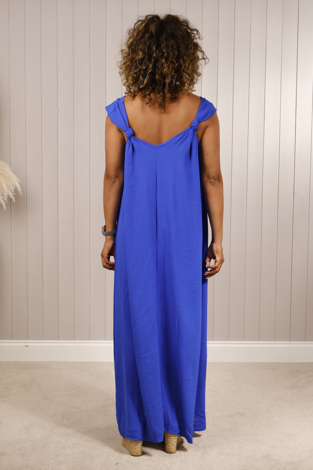 Kira Knot Dress Royal Blue