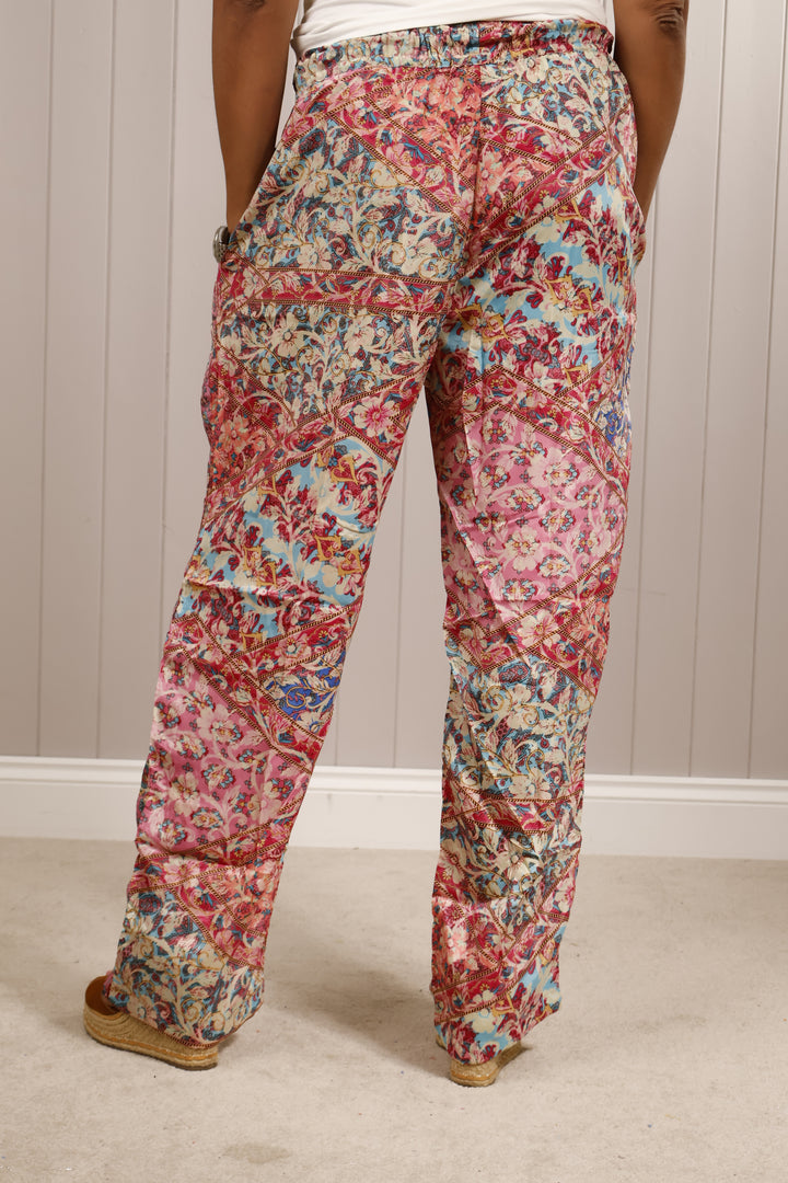 Yara Luxe Trousers Strawberry