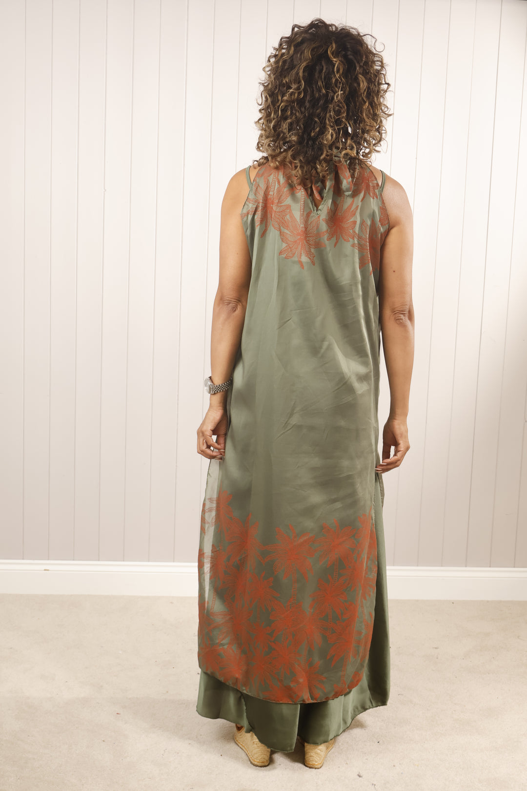 Hallie Maxi Cover Up Khaki