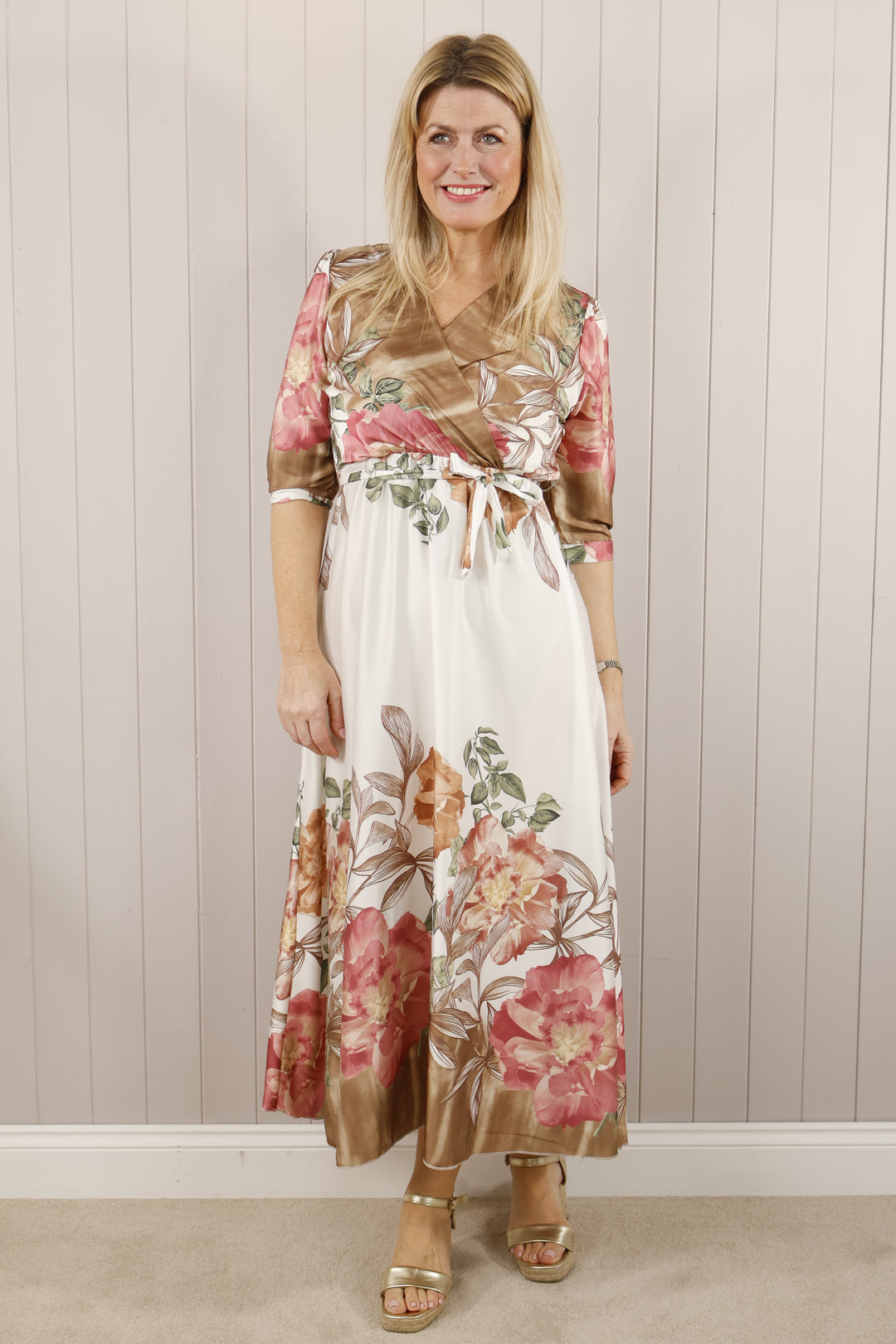 Nicole Floral Dress Pink