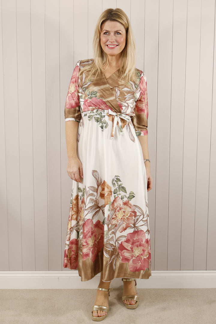 Nicole Floral Dress Pink
