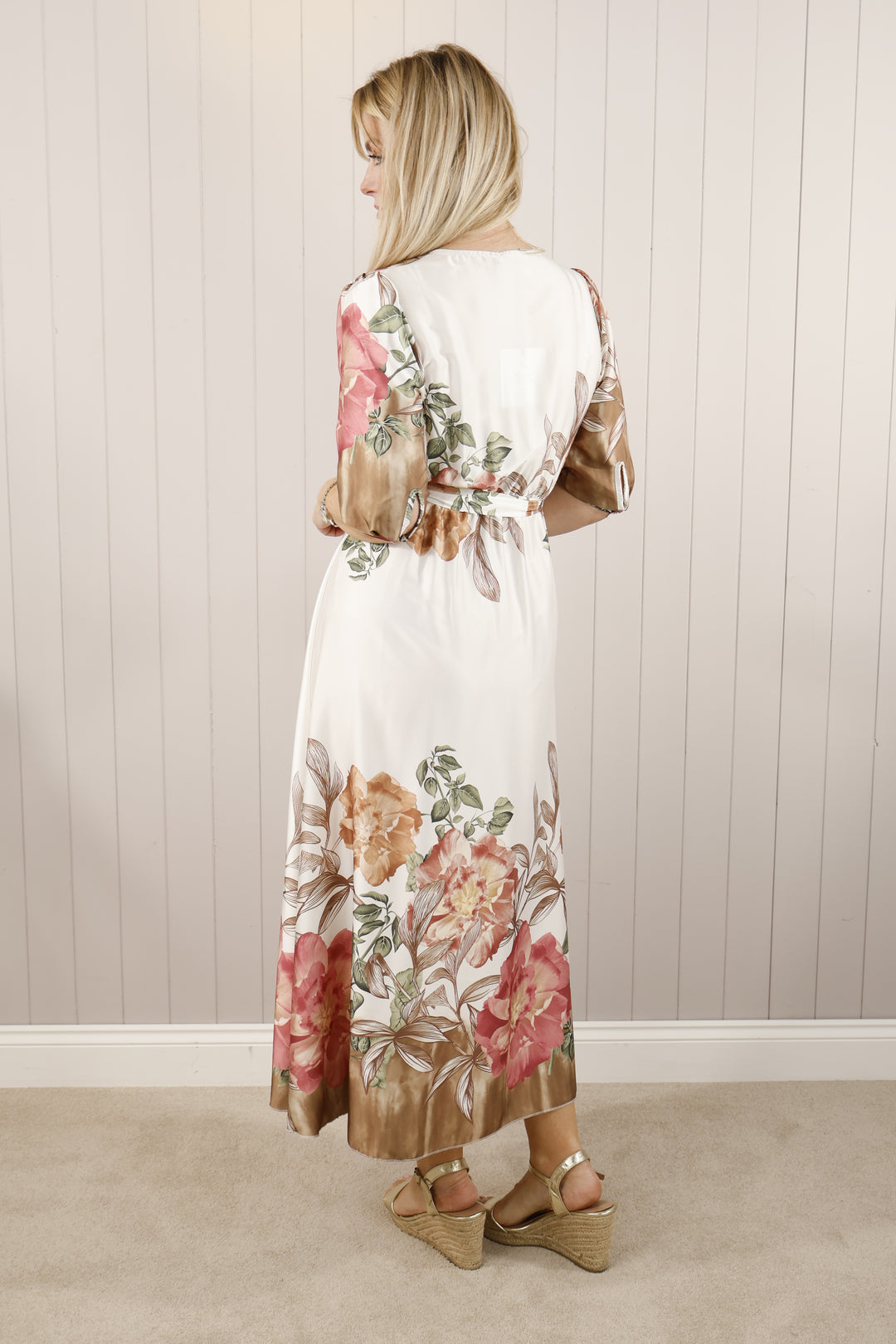Nicole Floral Dress Pink