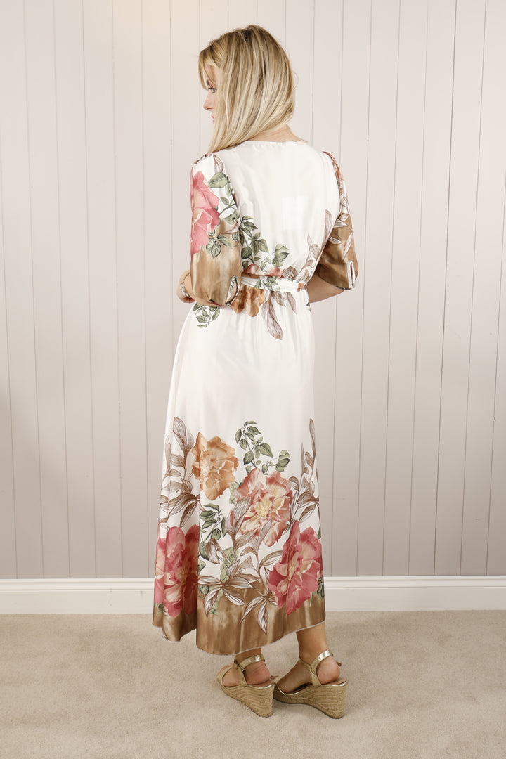 Nicole Floral Dress Pink
