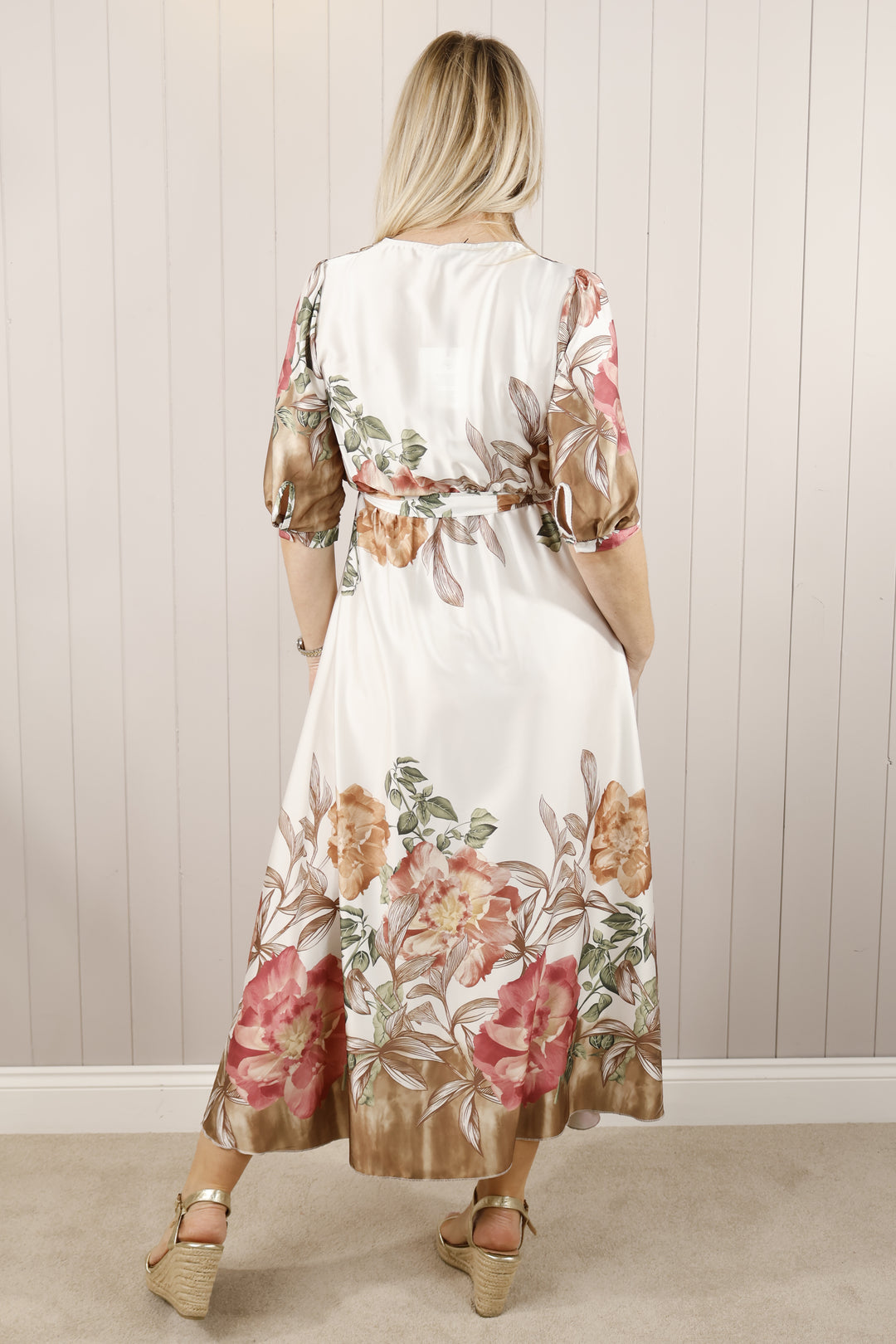 Nicole Floral Dress Pink