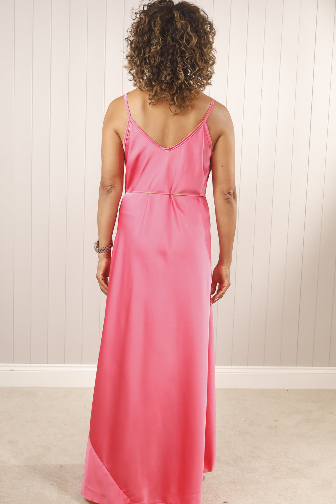 Florentine Feather Dress Bubblegum