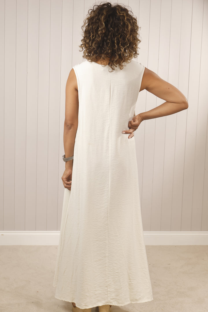 Bailey Loop Dress Beige