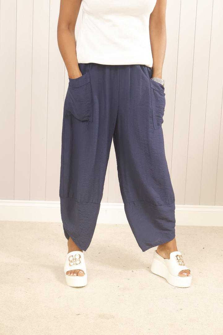 Tahlia Tulip Trousers Navy