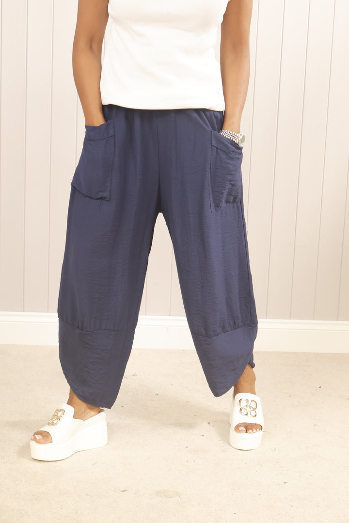 Tahlia Tulip Trousers Navy
