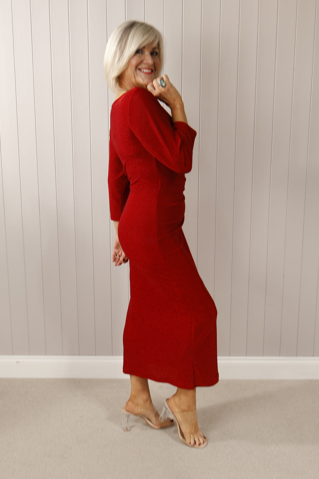 Cheshire dress Red