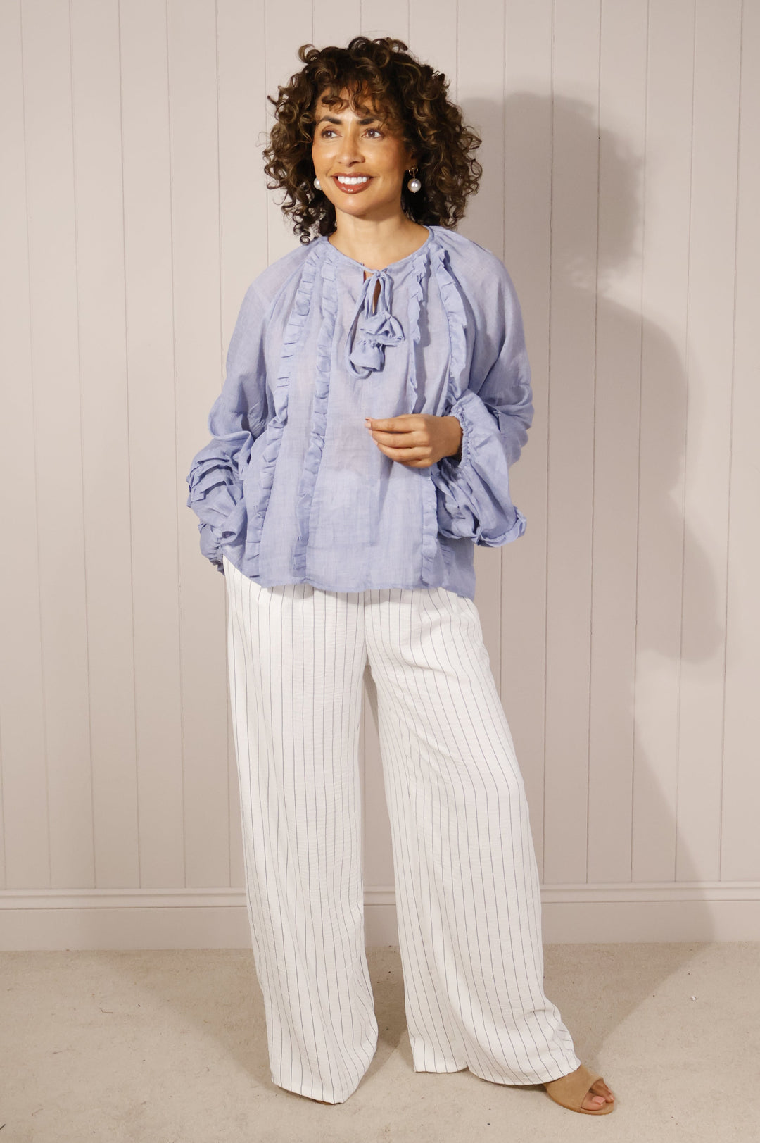 Jessie Rose Blouse Denim