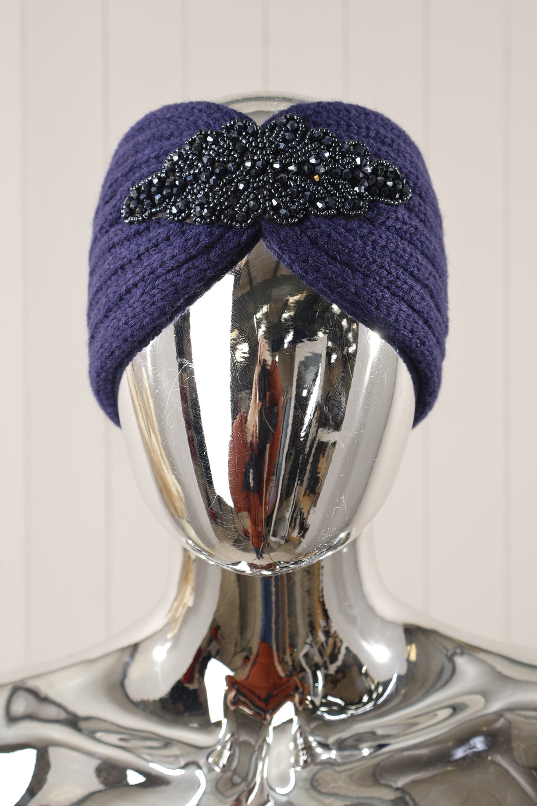 Jemma Jewel headband Navy
