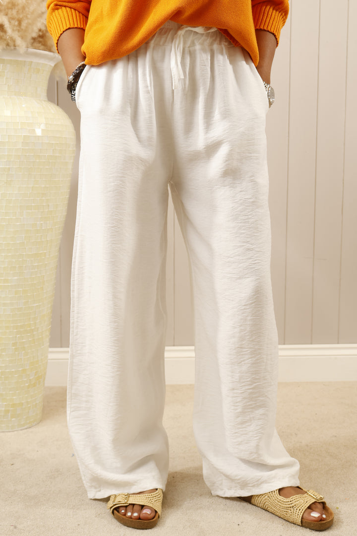 Taliah Trousers White