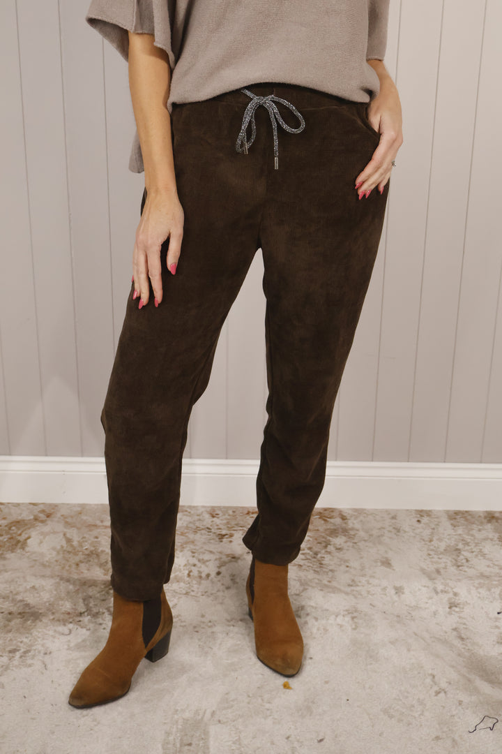 Chenille Magic Pants Chocolate
