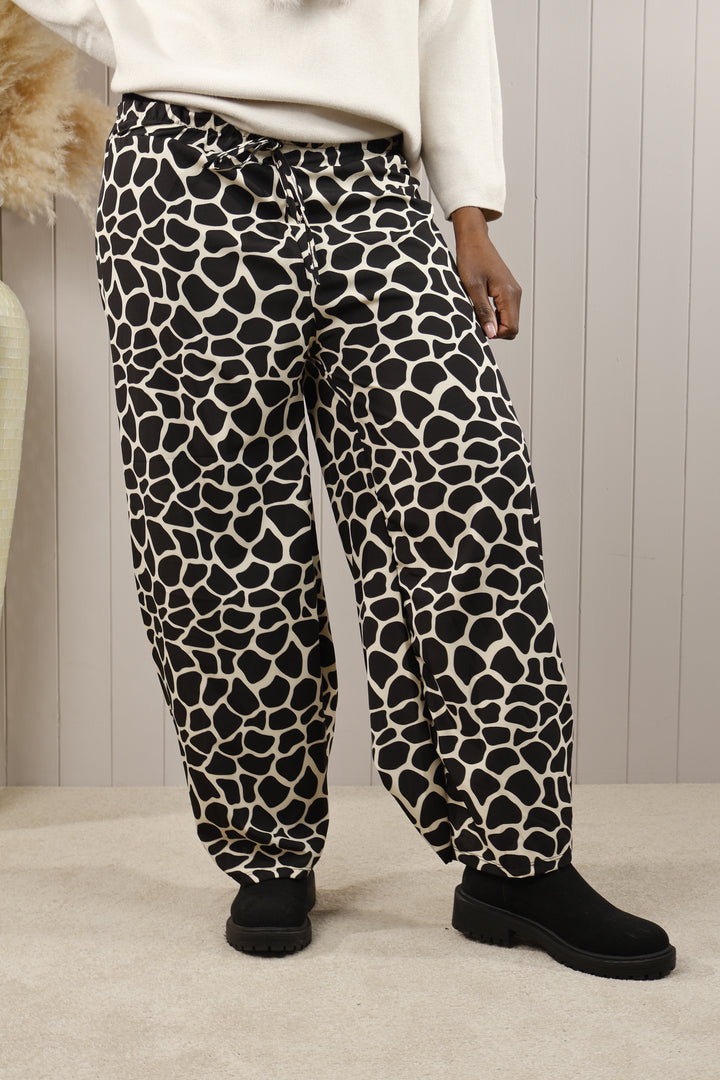 Wild Mosaic Trousers Cream
