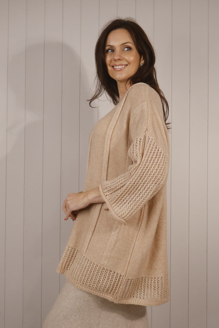 Paulina Oversized Jumper Sand