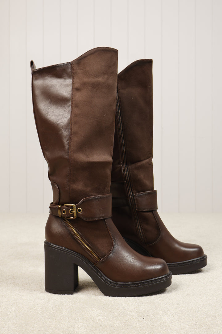 Monza Boots Brown