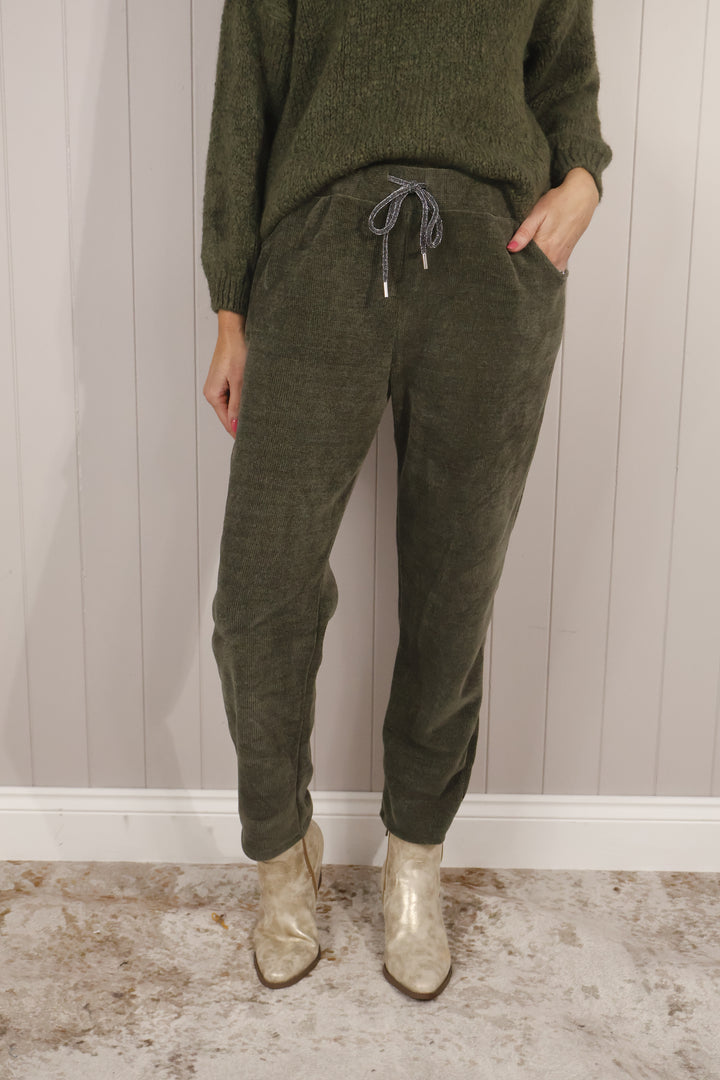 Chenille Magic Pants Khaki