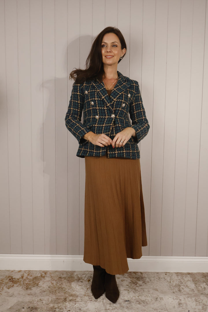 Rachel Ribbed Skirt Coffee PREORDER