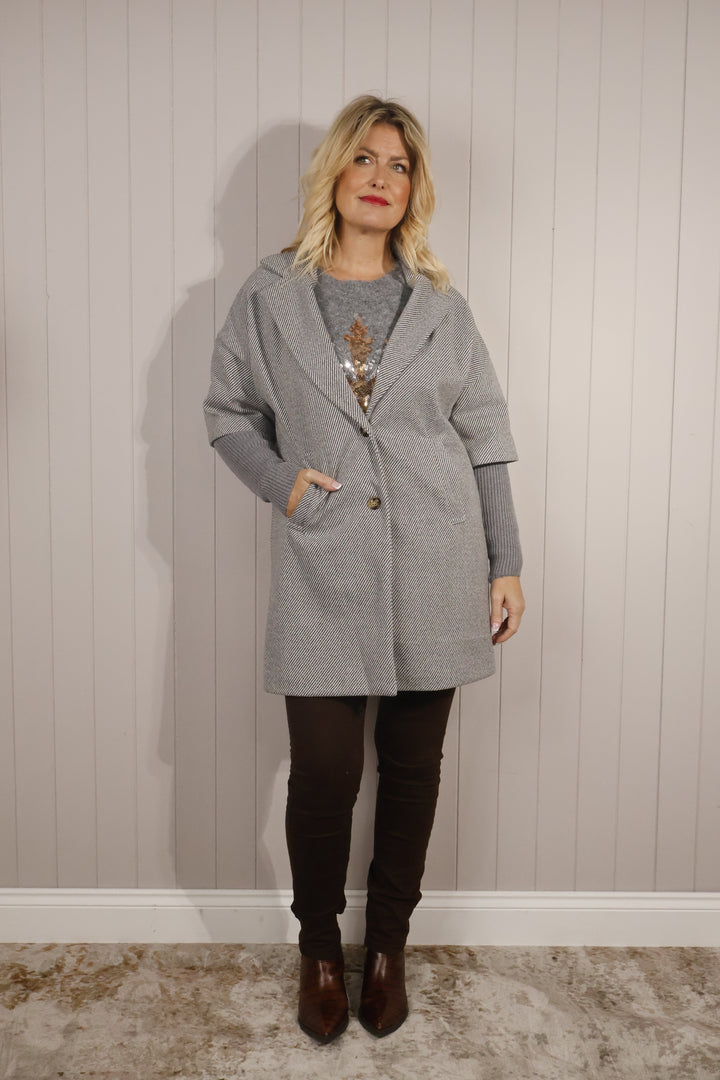 Emory Midi Coat Grey
