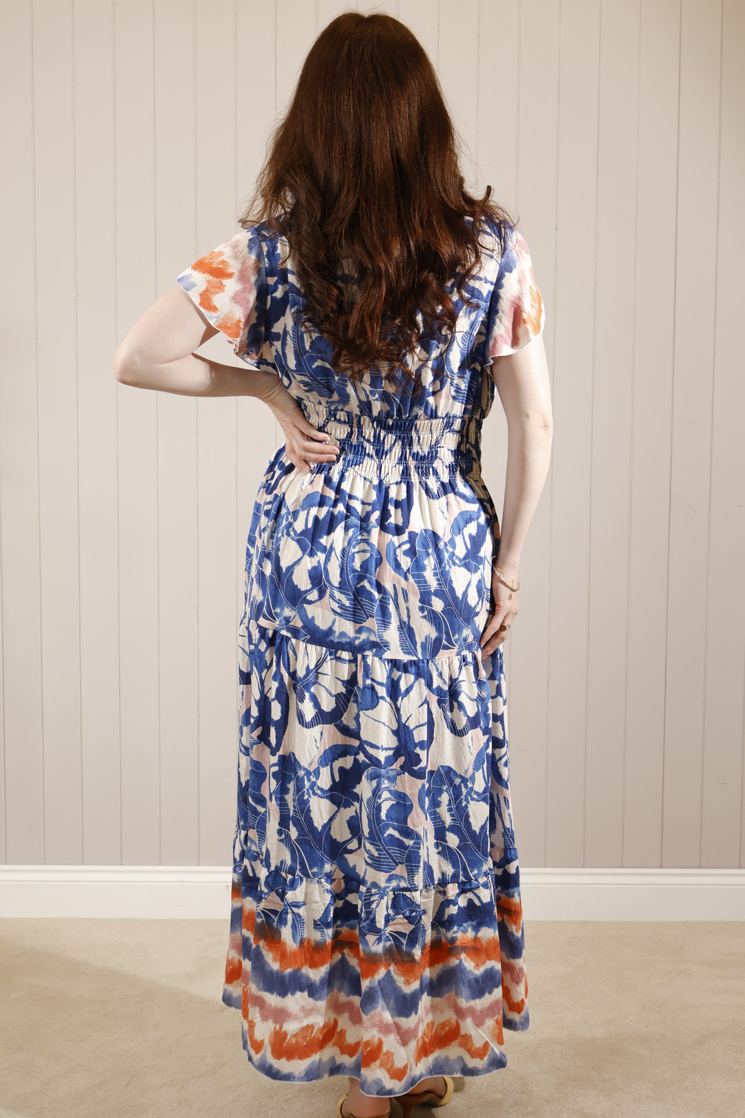 Ayla Print Dress Blue