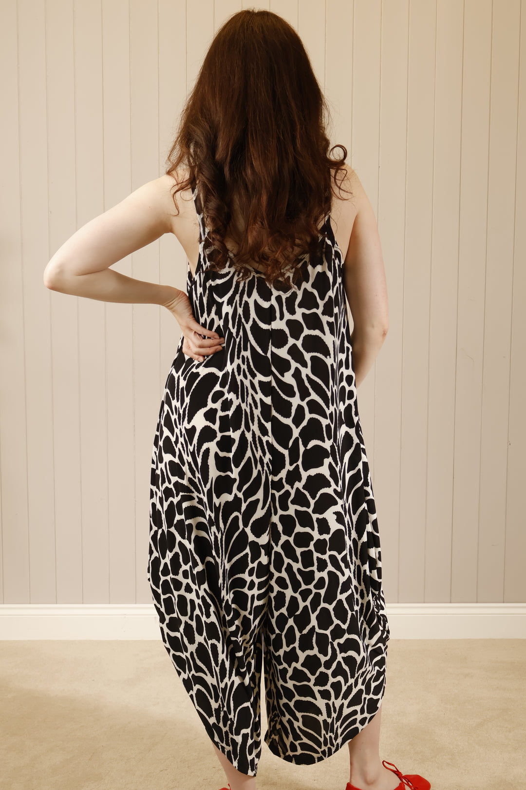 Monochrome print Jumpsuit