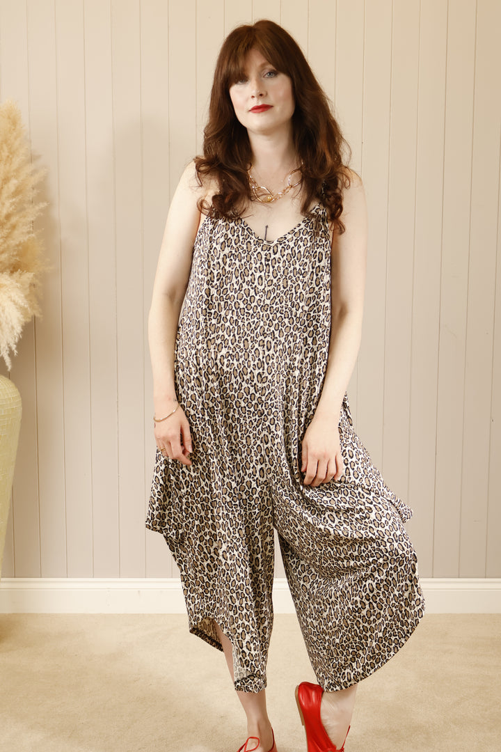 Leopard Print Jumpsuit