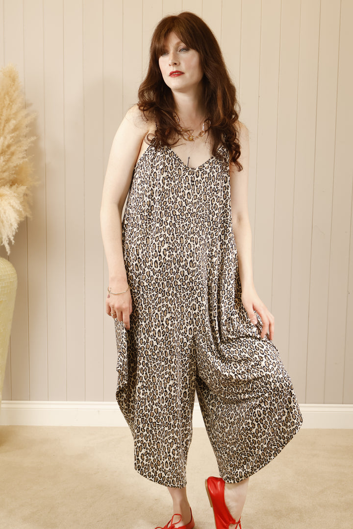 Leopard Print Jumpsuit