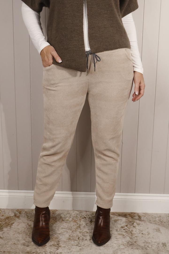 Chenille Magic Pants Beige